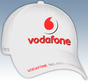 Бейсболка Vodafone McLaren Mercedes Белая